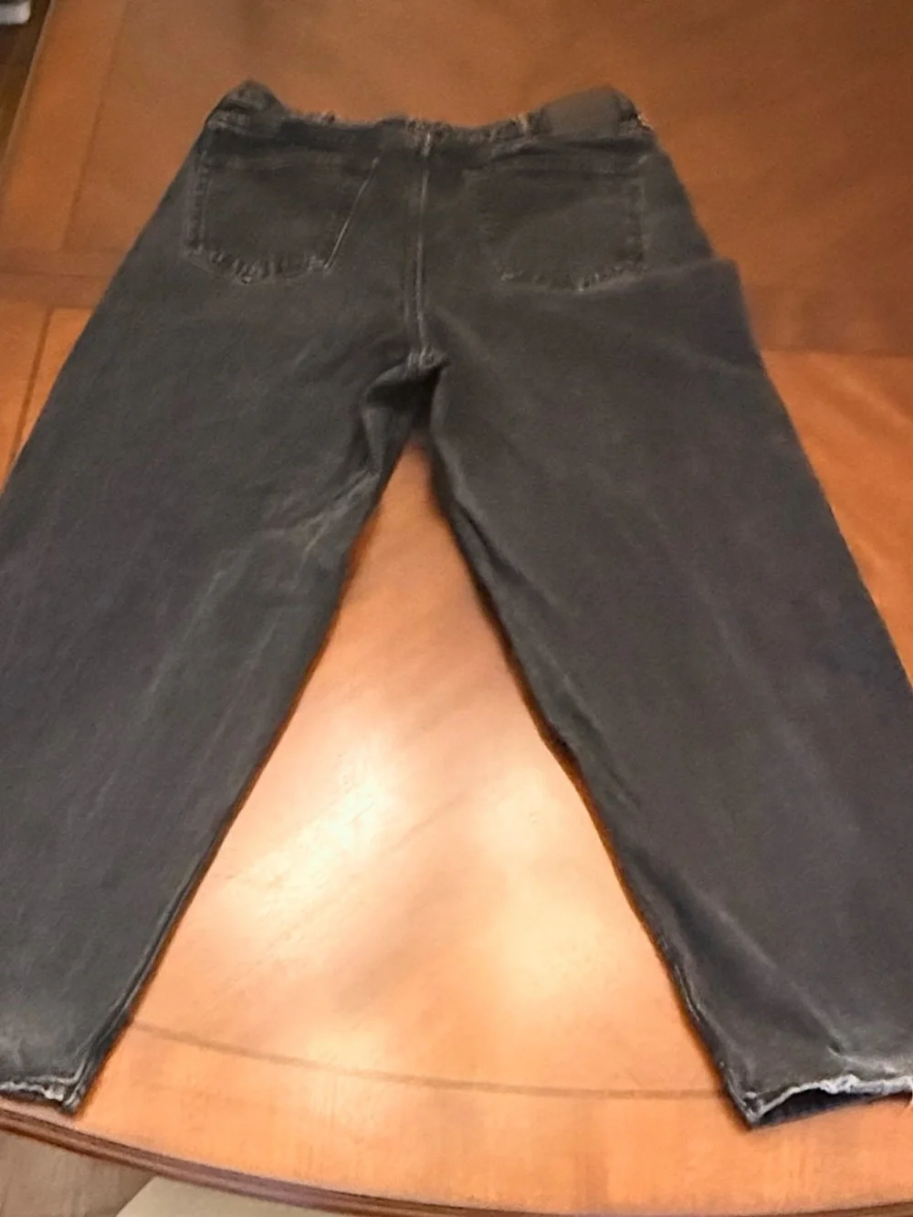 Abercrombie Ultra Baggy Black Jeans for Men 36W32L